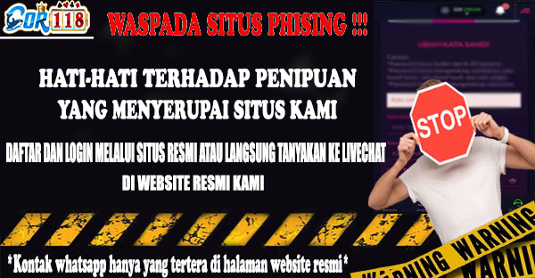 Selamat Datang di Situs COR118